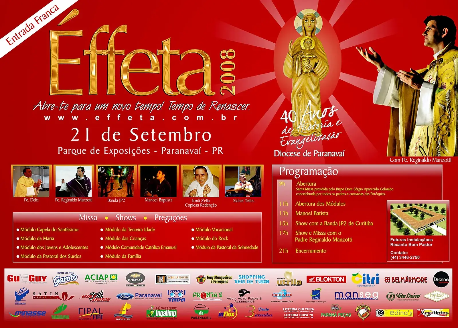 Banner oficial do Éffeta 2008