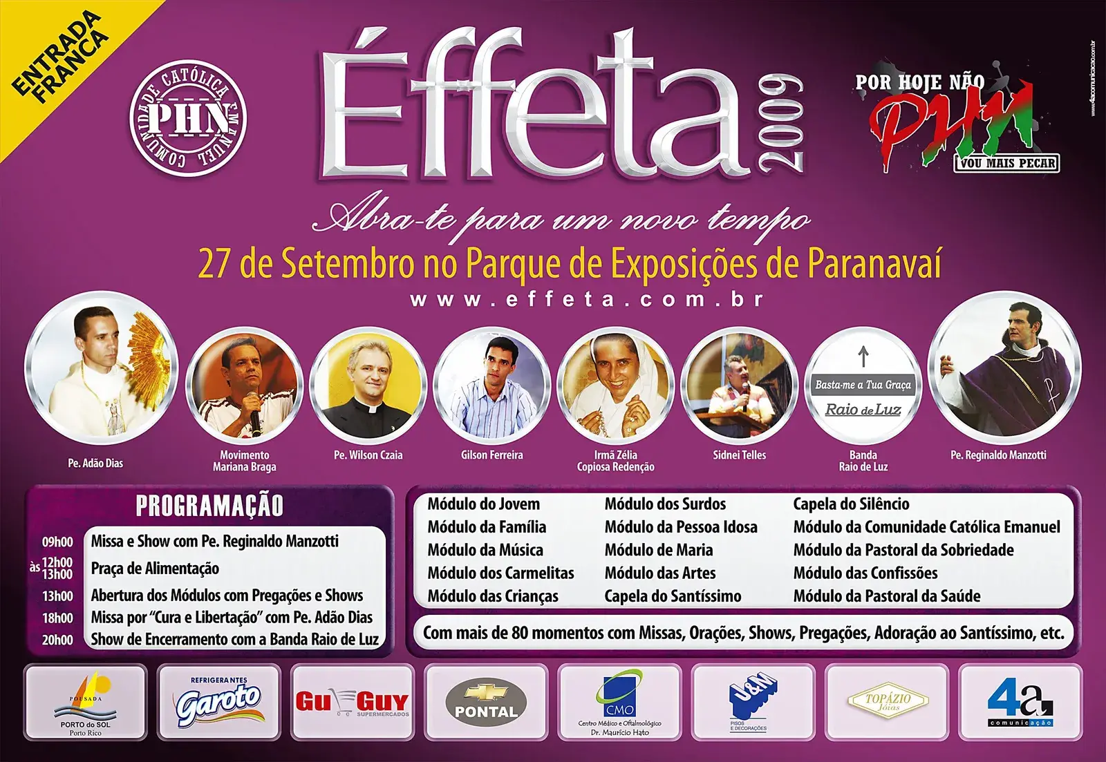 Banner oficial do Éffeta 2009
