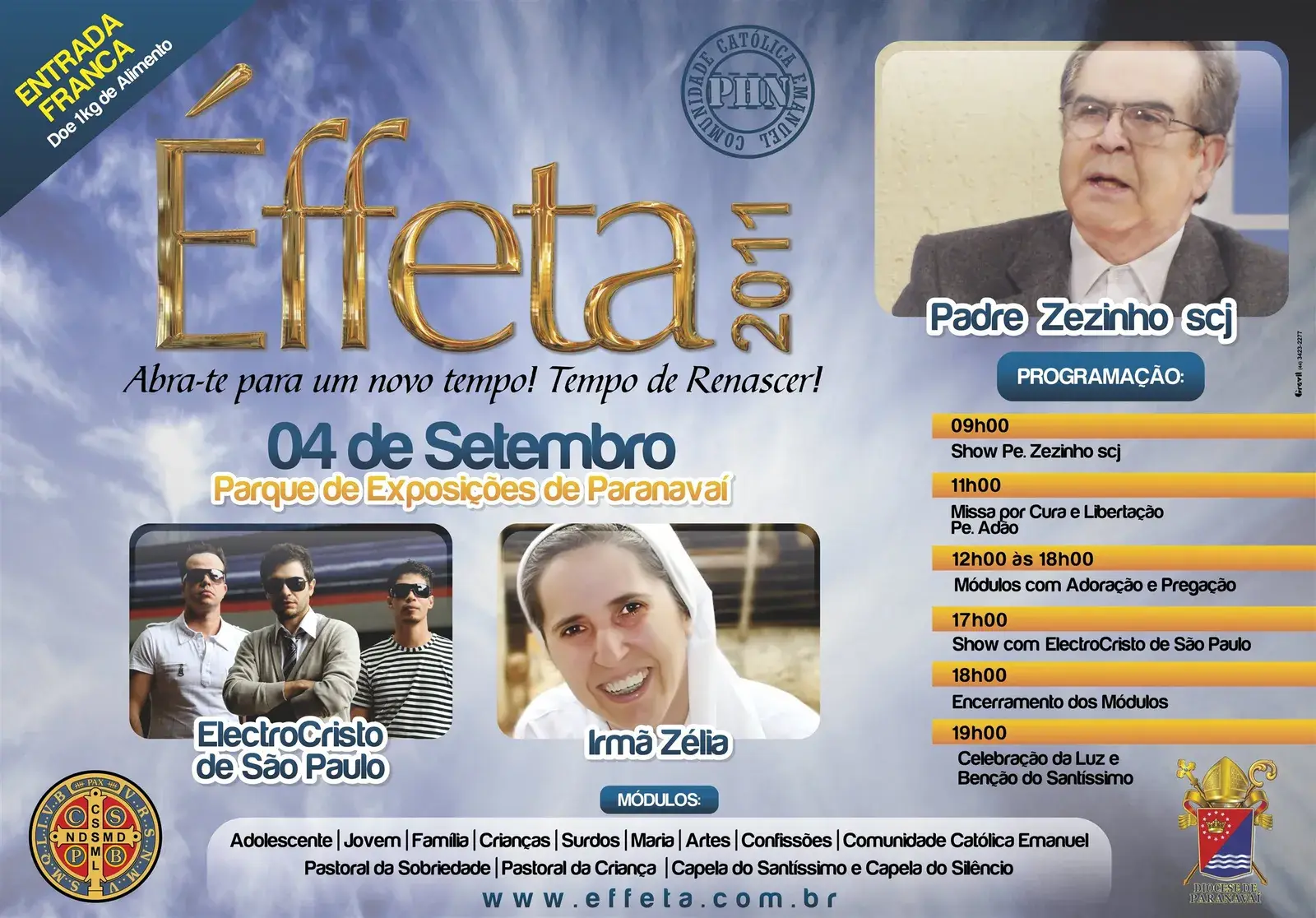 Banner oficial do Éffeta 2011