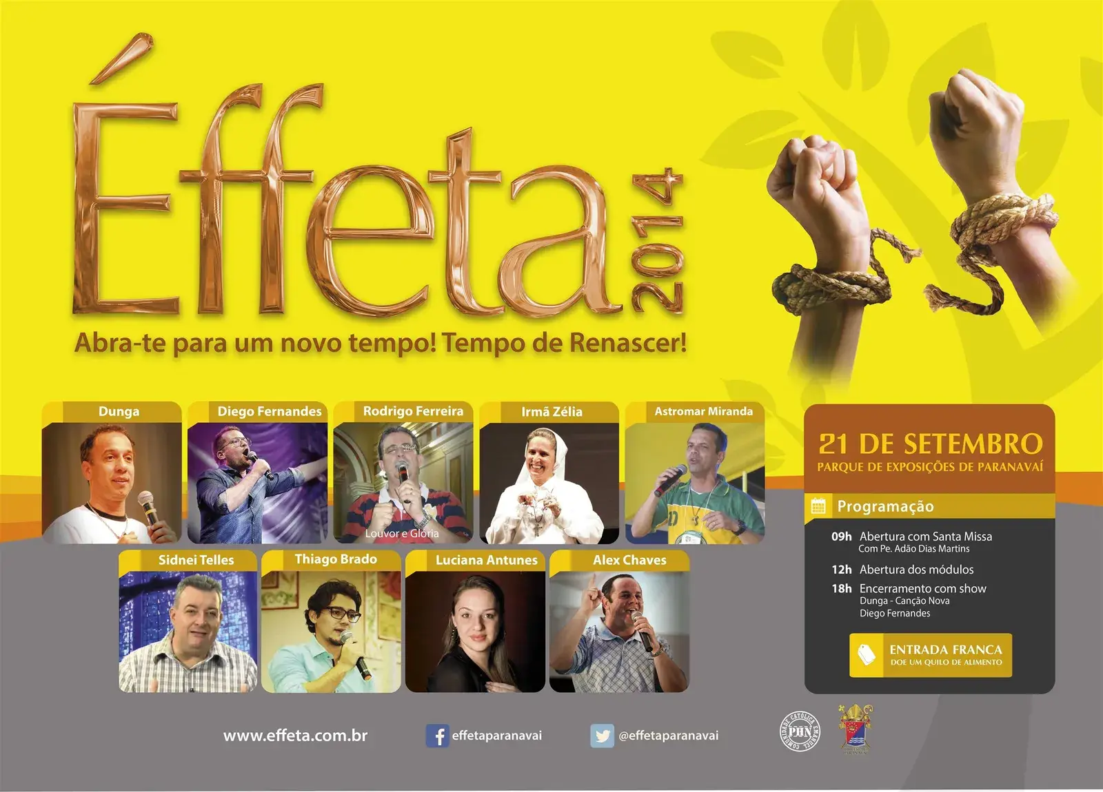 Banner oficial do Éffeta 2014