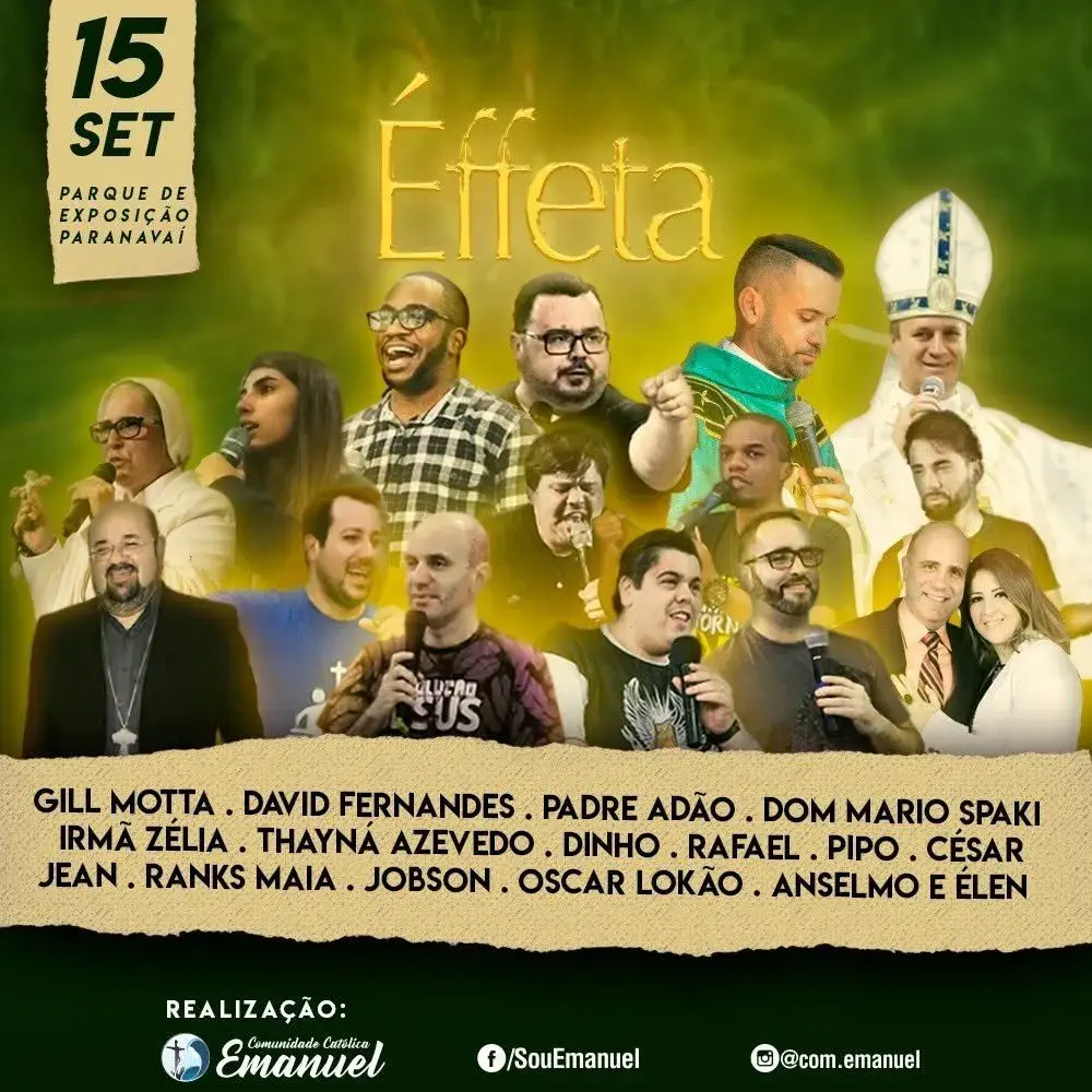 Banner oficial do Éffeta 2019
