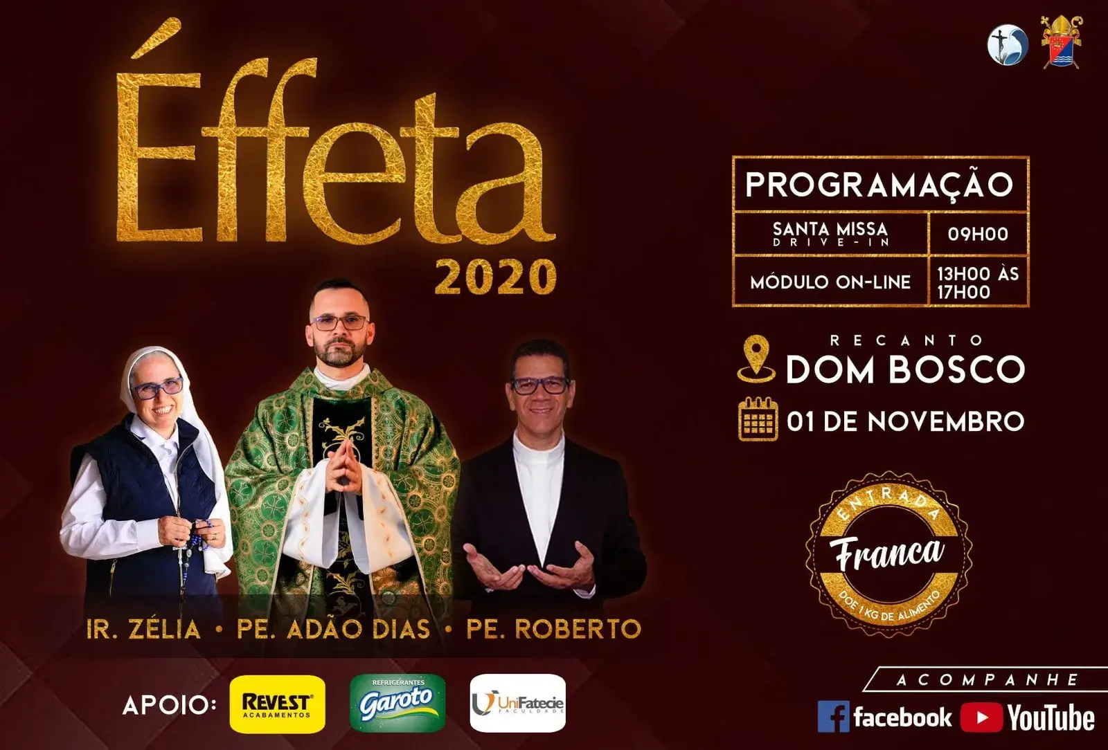 Banner oficial do Éffeta 2020