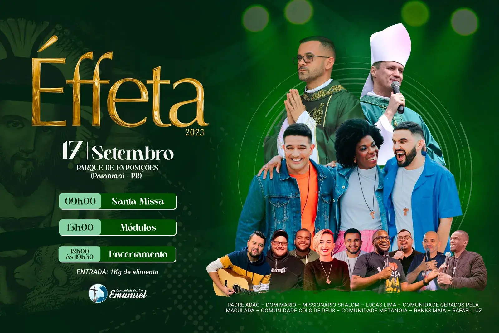 Banner oficial do Éffeta 2023