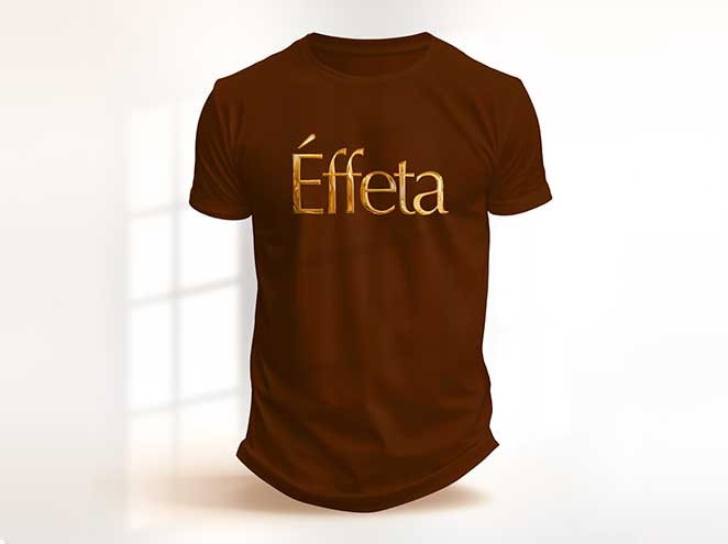 Camiseta oficial Éffeta 2026 — frente